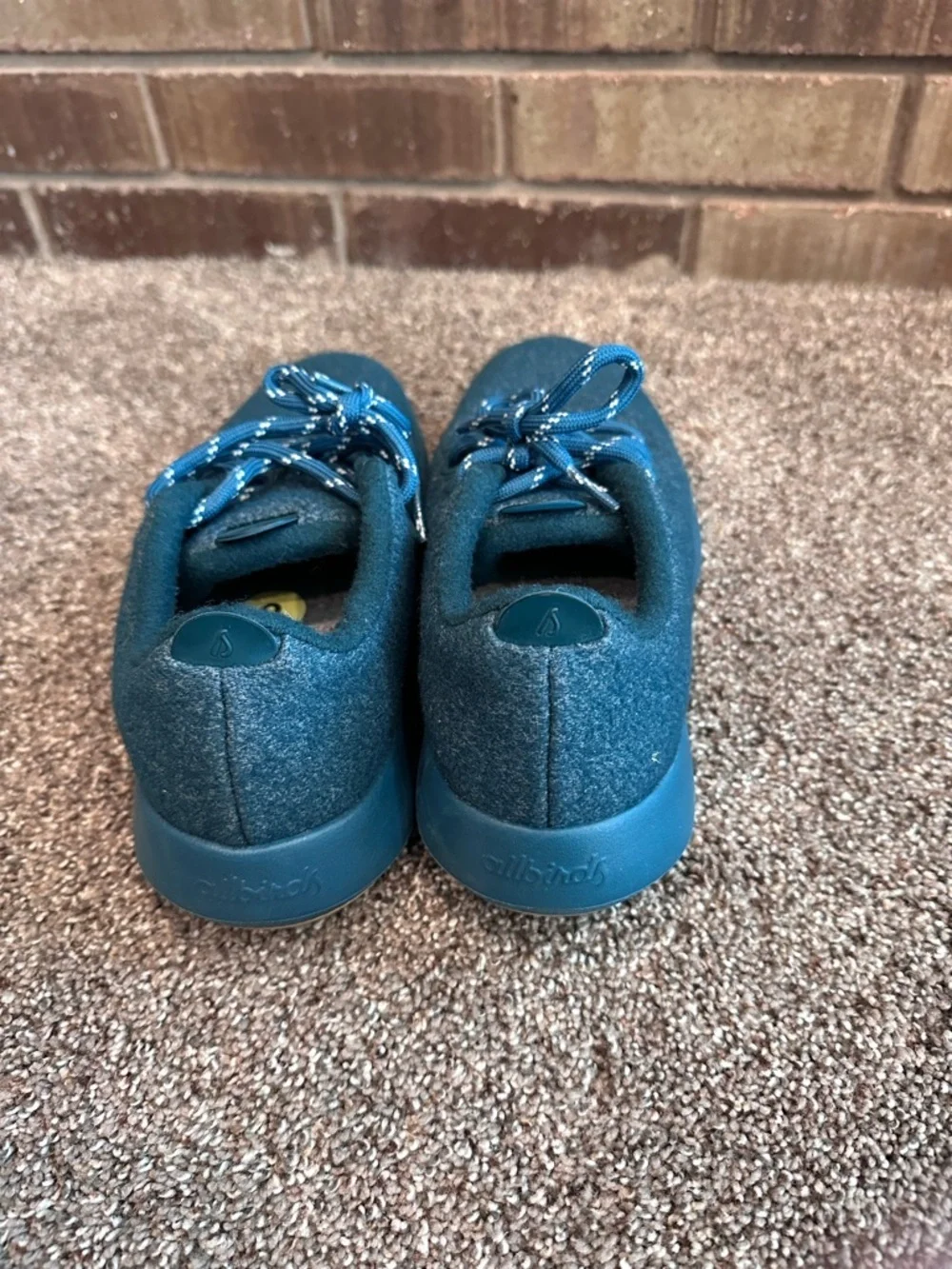 NWOB Allbirds Women's Wool Runners in Tuke Teal - Cozy & Sustainable Size 9 - Picture 5 of 7